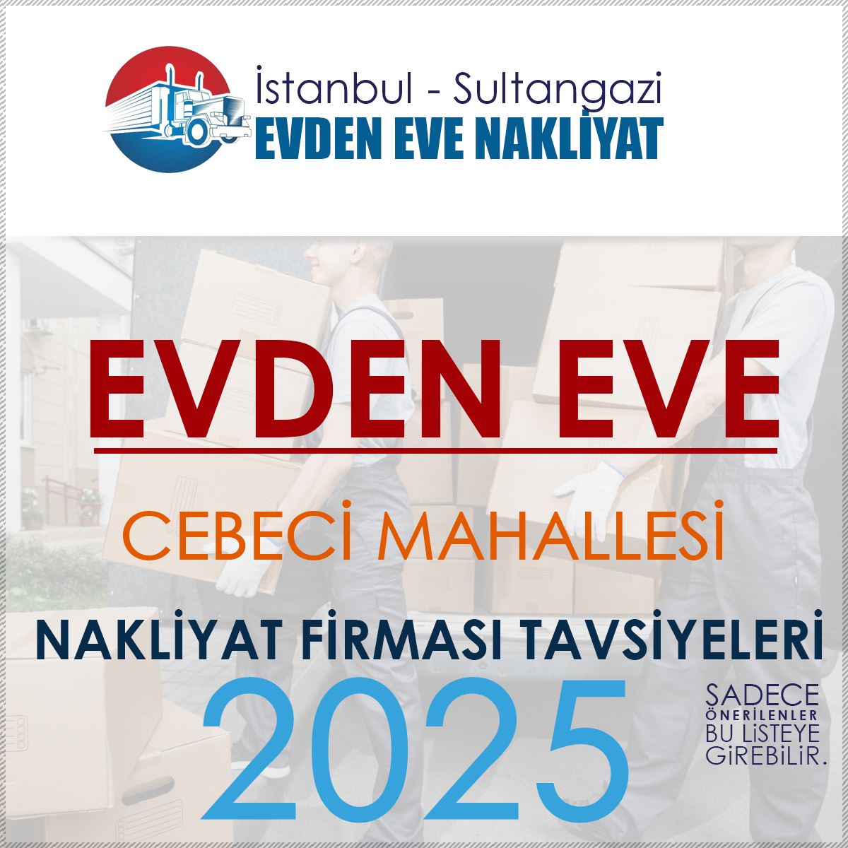Cebeci Evden Eve Nakliyat Firmaları