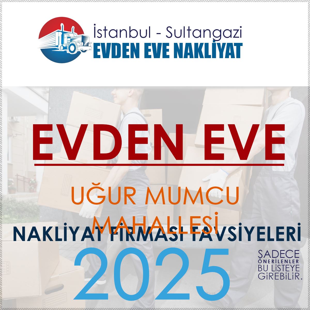 Uğur Mumcu Evden Eve Nakliyat Firmaları